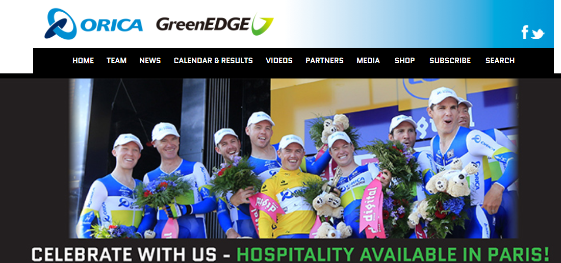 Photo: Be there to join the ORICA-GreenEDGE entourage as our boys vie for the most special stage win of the Tour. . 